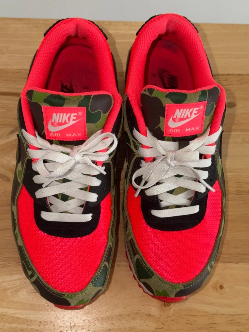 Nike Air Max 90 “Reverse Duck Camo”, style CW6024-600, US men’s 8.5 / EU 42.